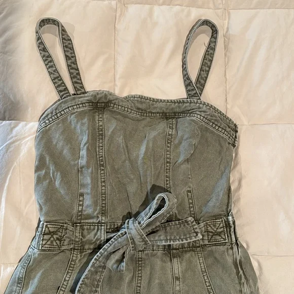 Utility Jumpsuit in Olive - Picture 5 of 7